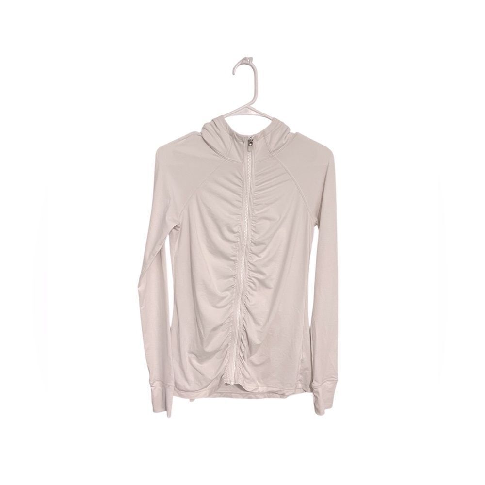 Athleta White Full Zip Active Jacket - image 2